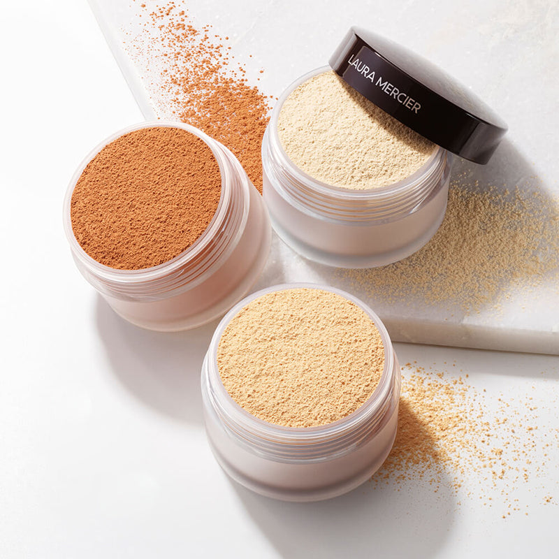 Translucent loose setting powder