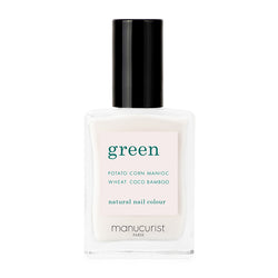 Green Nail Polish - Milky White