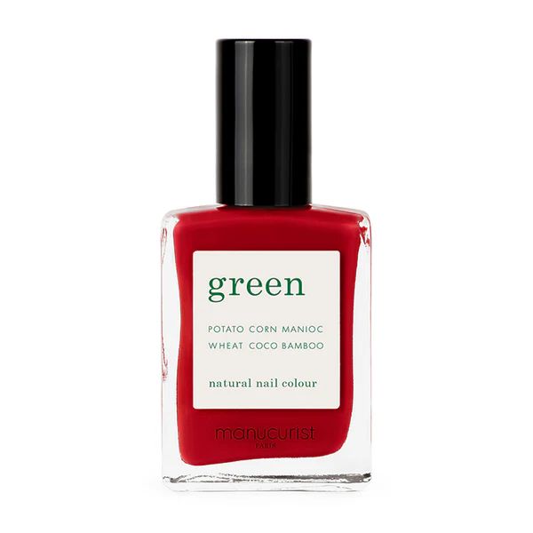 Green Nail Polish - Red Cherry
