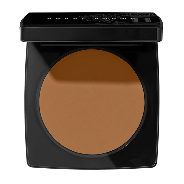 Sheer finish compact powder