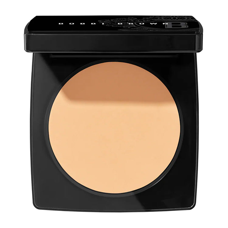 Sheer finish compact powder