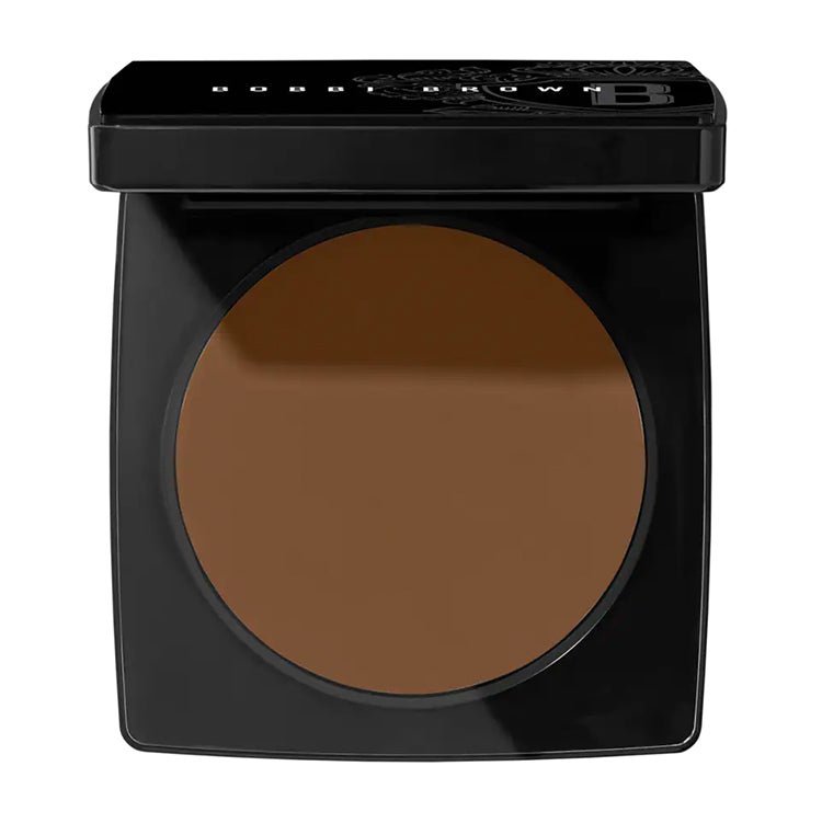 Sheer finish compact powder