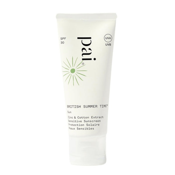 British Summer Time SPF30 (Sunscreen Cream for Sensitive Skin with Zinc & Cotton Extract)