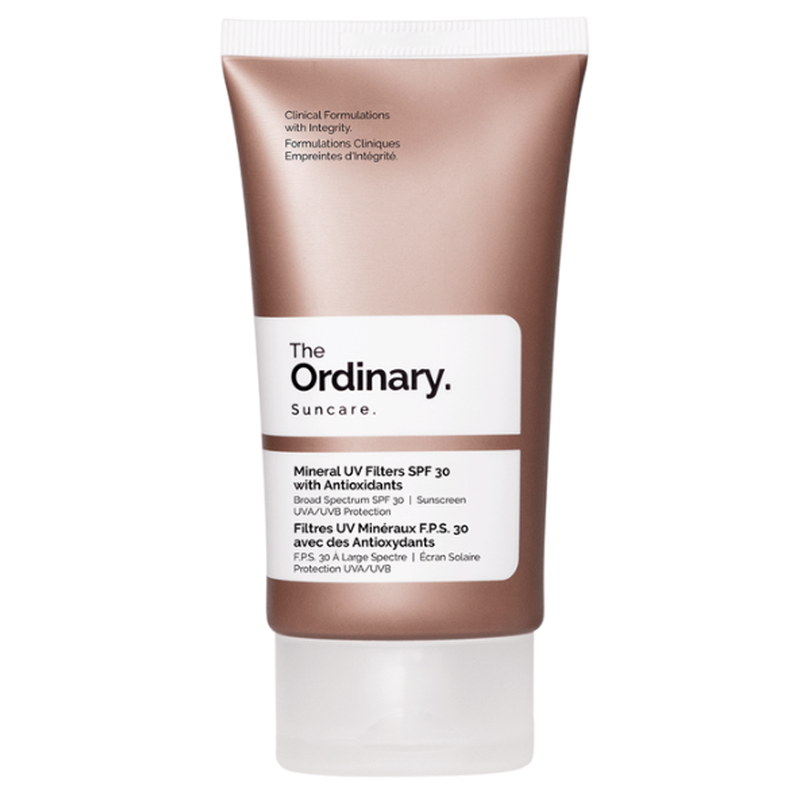 Mineral UV Filters SPF 30 with antioxidants