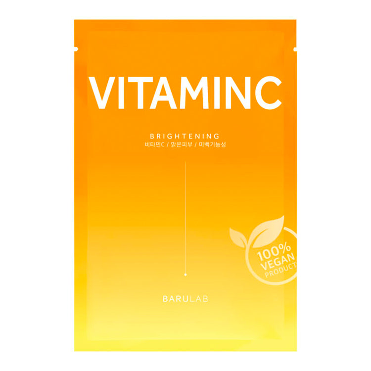 Het zuivere veganistische vitamine C masker
