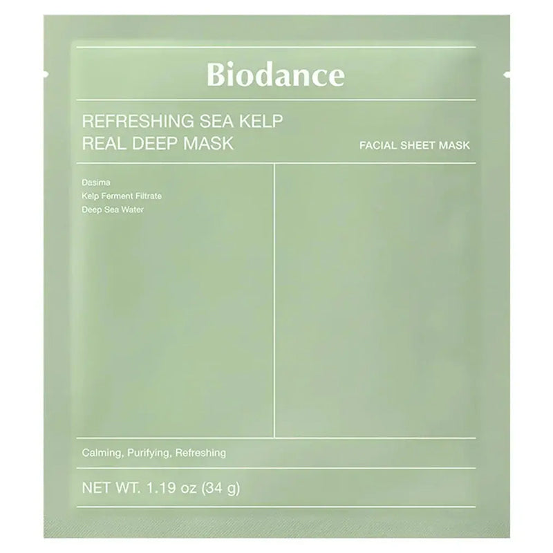Verfrissend zeekelp echt diep masker