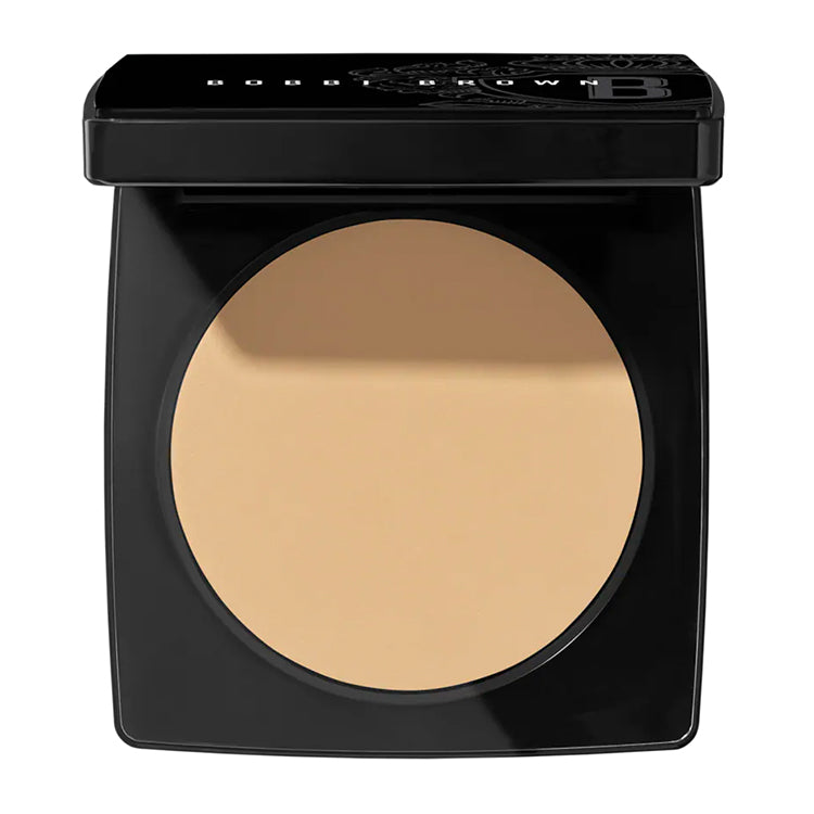 Sheer finish compact powder