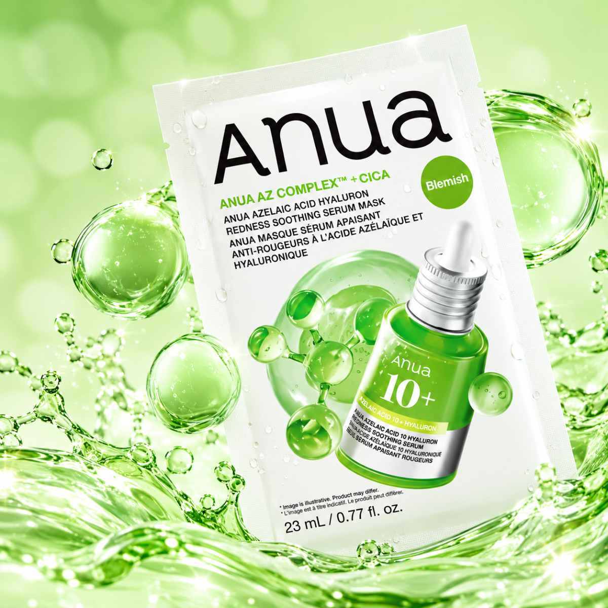 Azelaic Acid 10 Hyaluron Redness Shooting Serum Mask