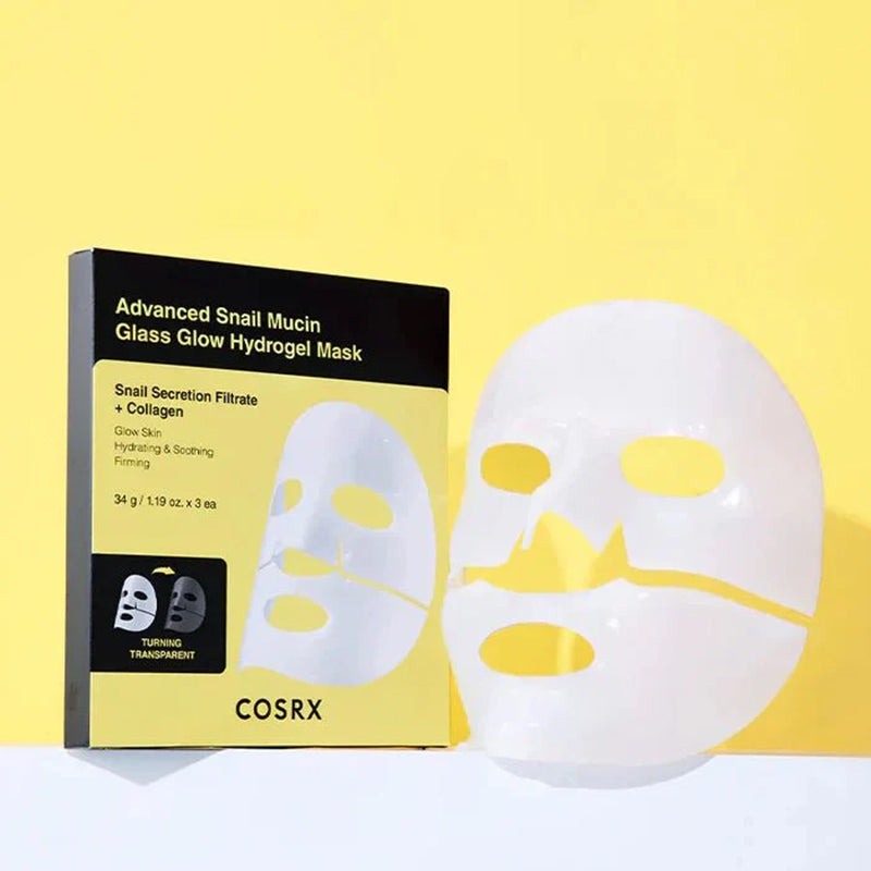 Advanced Snail Mucin Glass Glow Hydrogel Mask