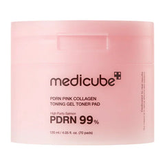 PDRN Pink Collagen Toning Gel Toner Pads