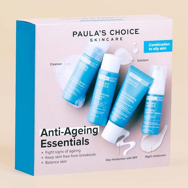 Kit d’essai Anti-Ageing Essentials (peaux mixtes à grasses)
