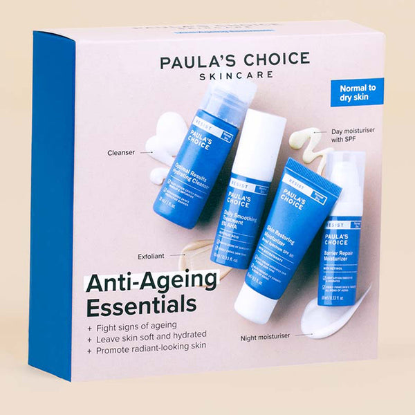 Kit d’essai Anti-Ageing Essentials (peaux normales à sèches)